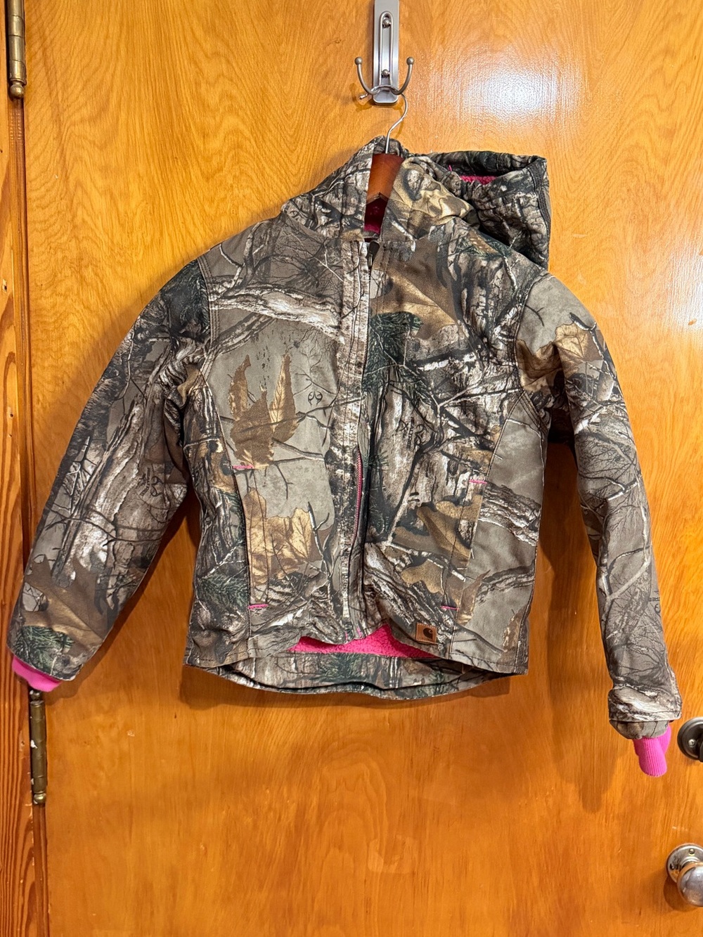 Carhartt Kids Camo Jacket with Pink Accents
